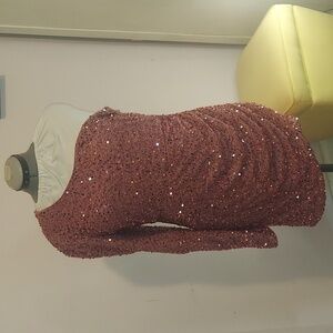 Fashion Nova Pink Sequin Elegance